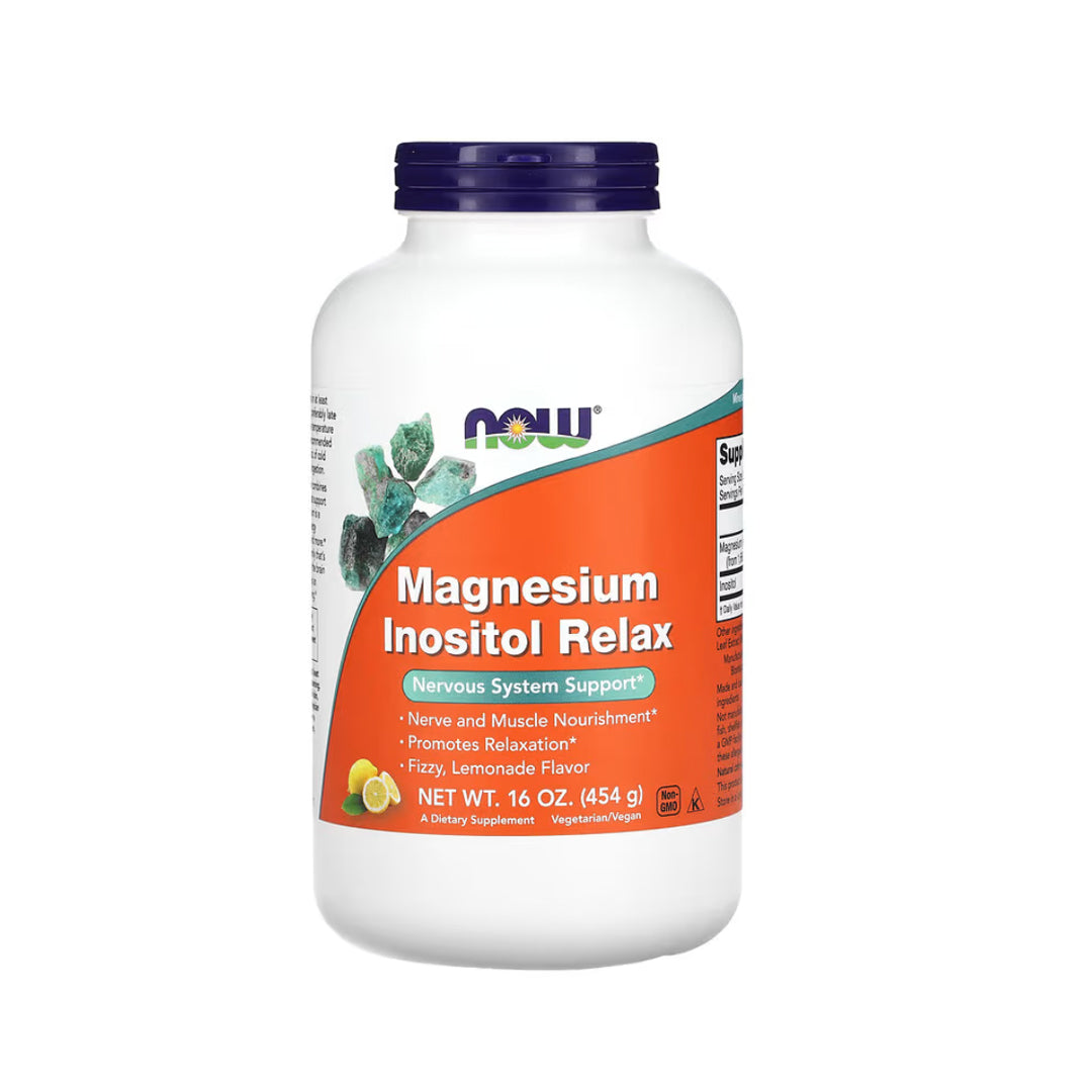 Now Magnesium Inositol Relax (sistema nervoso suporte) 454 g