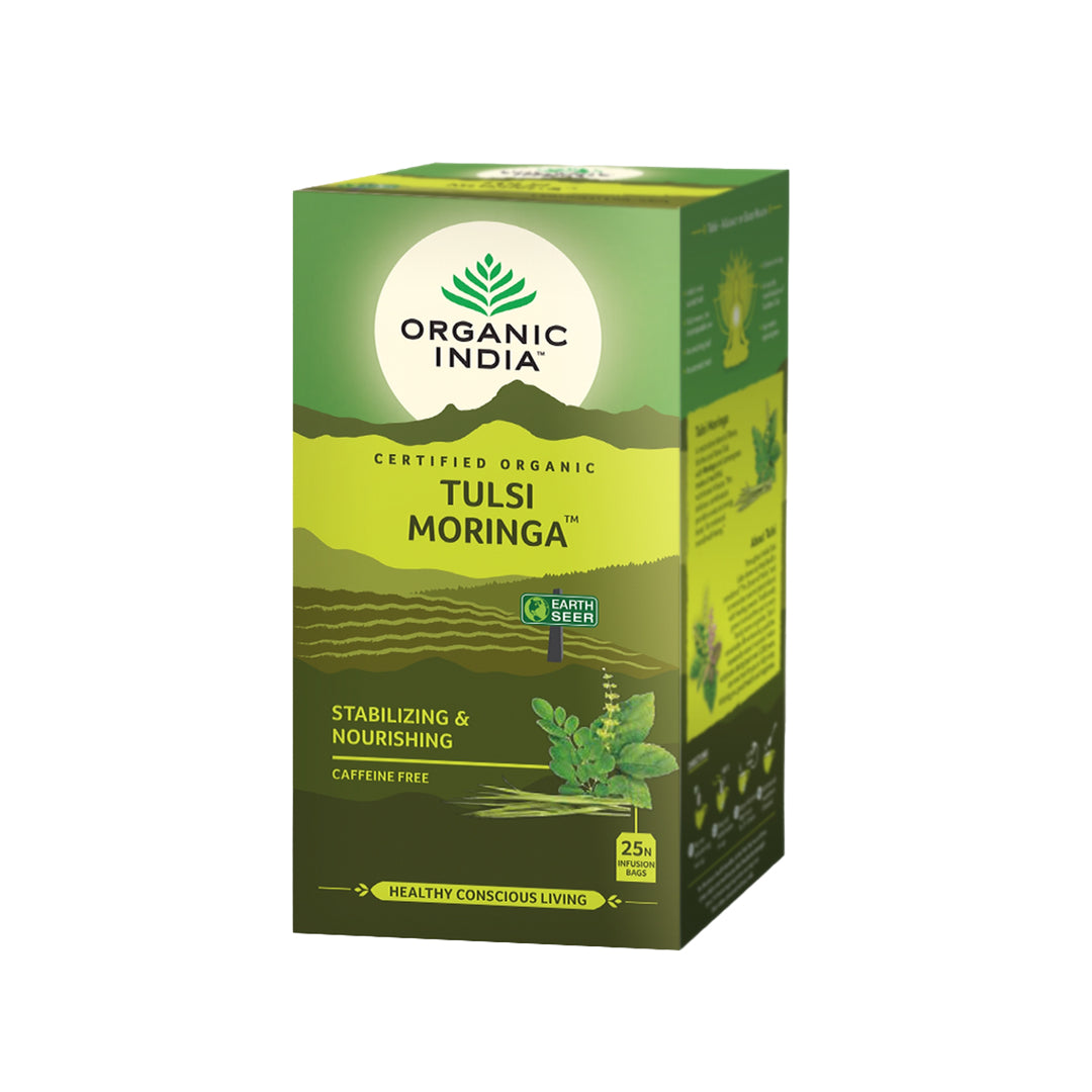 Organic Índia Tulsi Moringa- 25 saquetas