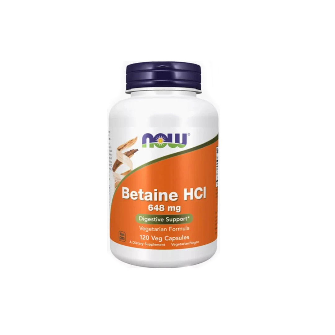 Betaine HCI 648 mg 120 caps