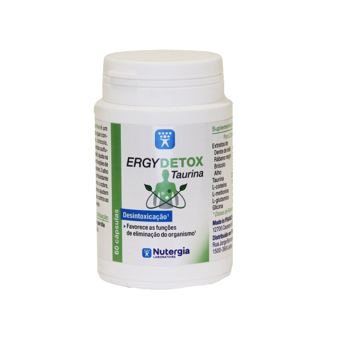 Ergy Detox Taurina Desintoxicação 60 cap. Nutergia
