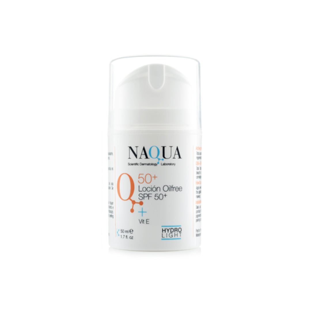 Naqua Scientific Dermatology Laboratory 50+ Loción Oilfree SPF 50+ Vit E 50ml
