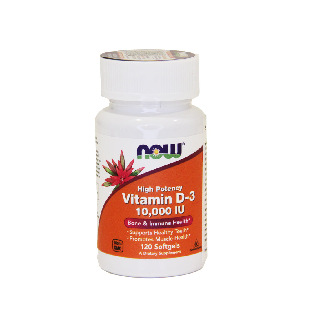 Now Vitamin D-3 10.000 IU 120 caps.