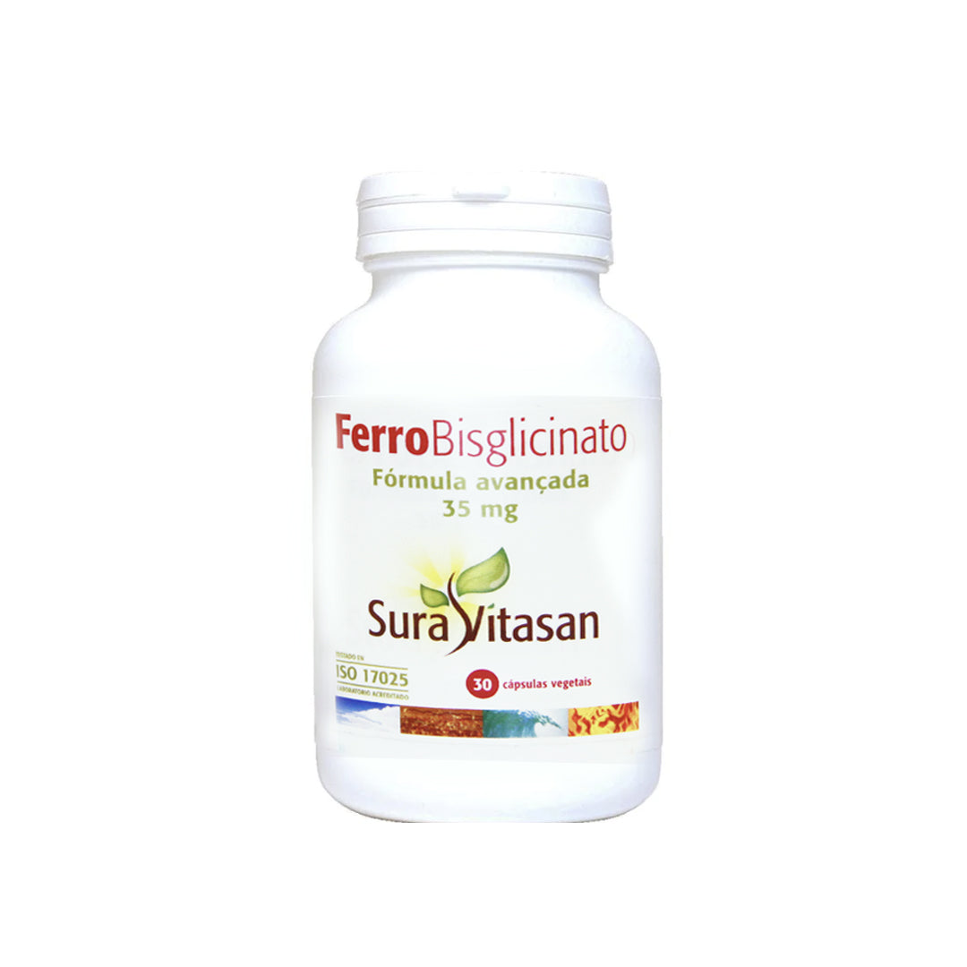 Ferro Bisglicinato Formula Avançada 35 mg SuraVitasan  30 caps