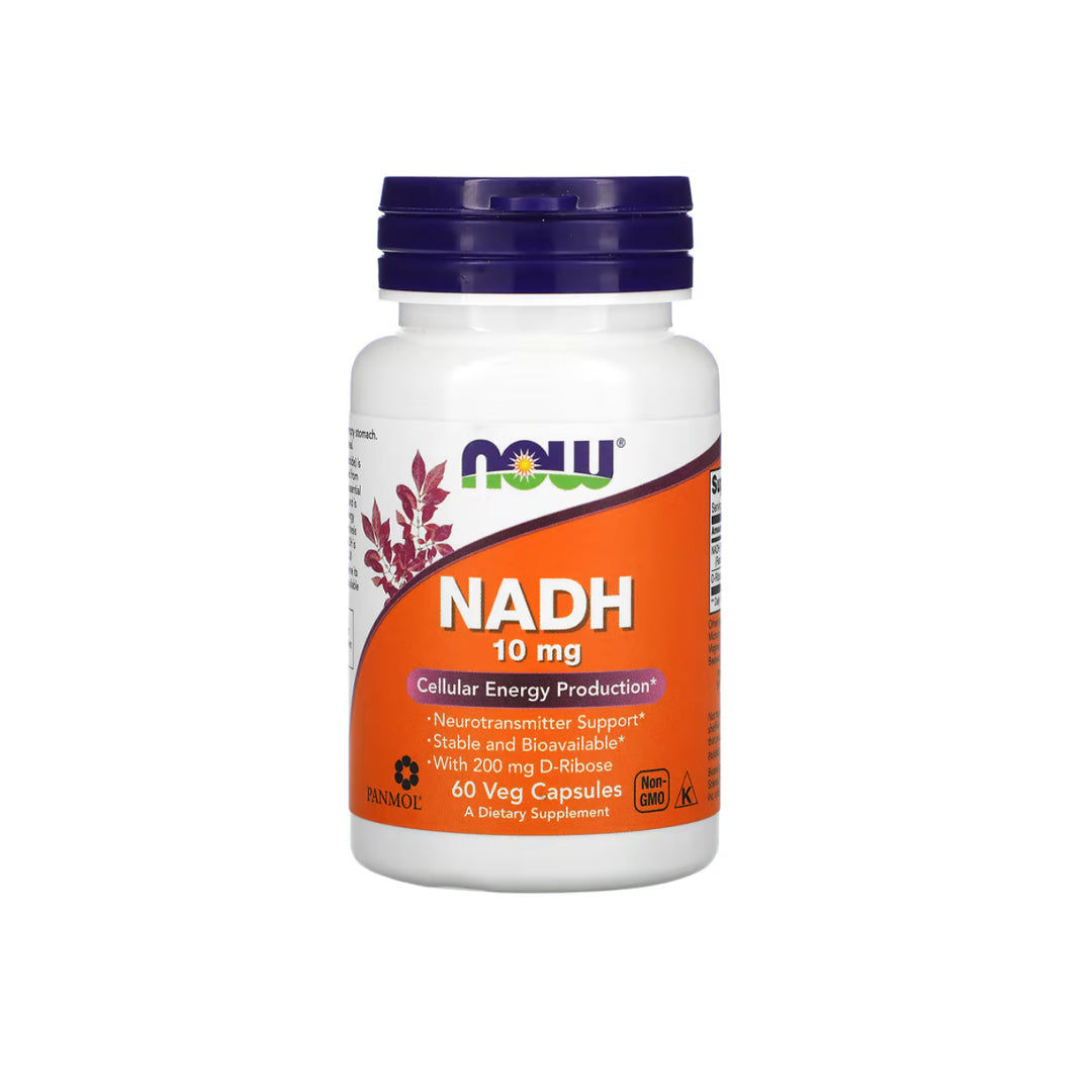 Now NADH (proteção energia celular )10 mg 60 caps.