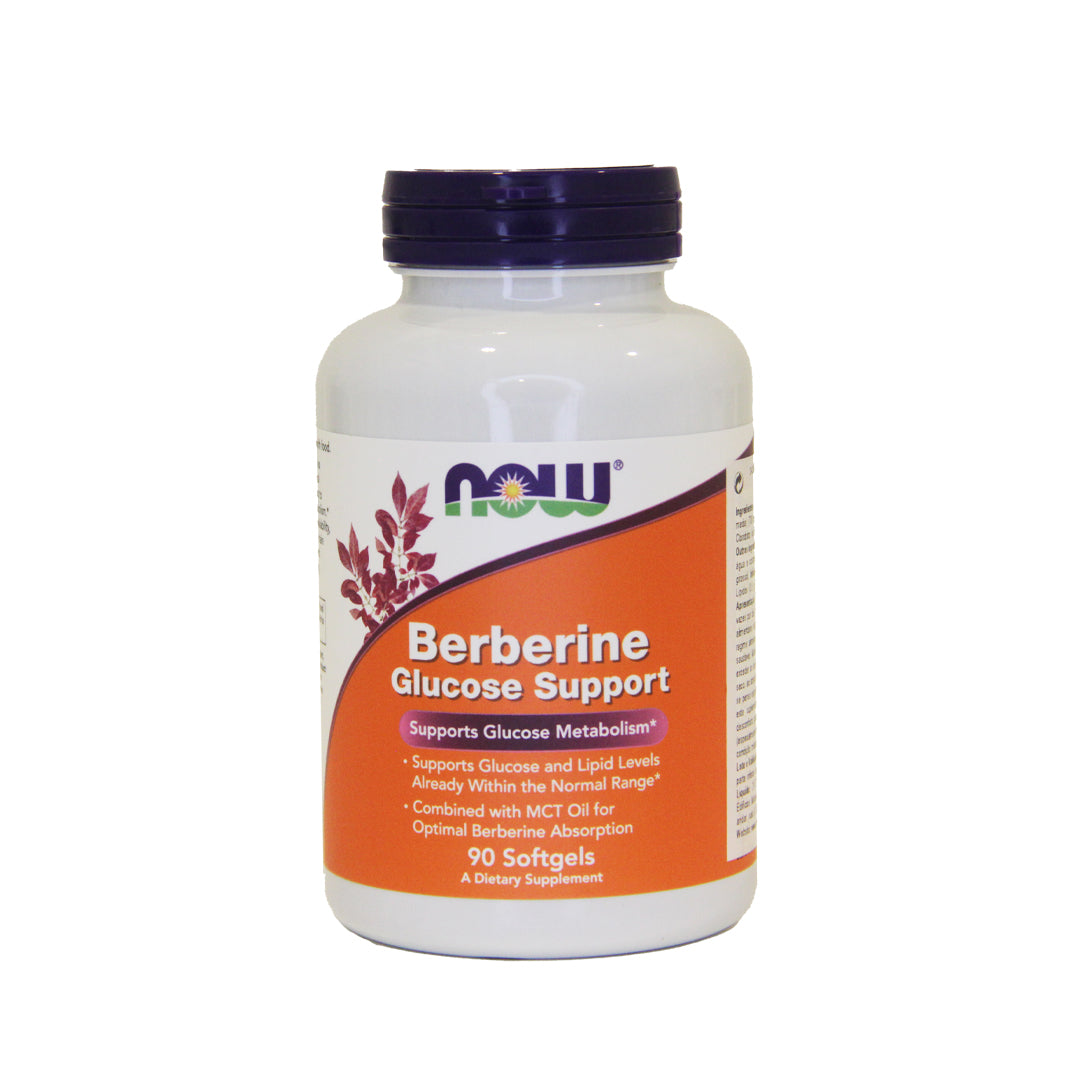 NOW Berberine Glucose Support 90 sftgels