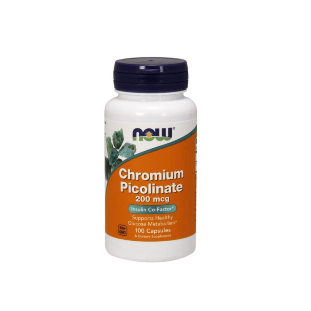 Now Chromium Picolinate 200 mg ( Insulin Co- Factor) 100 cap.
