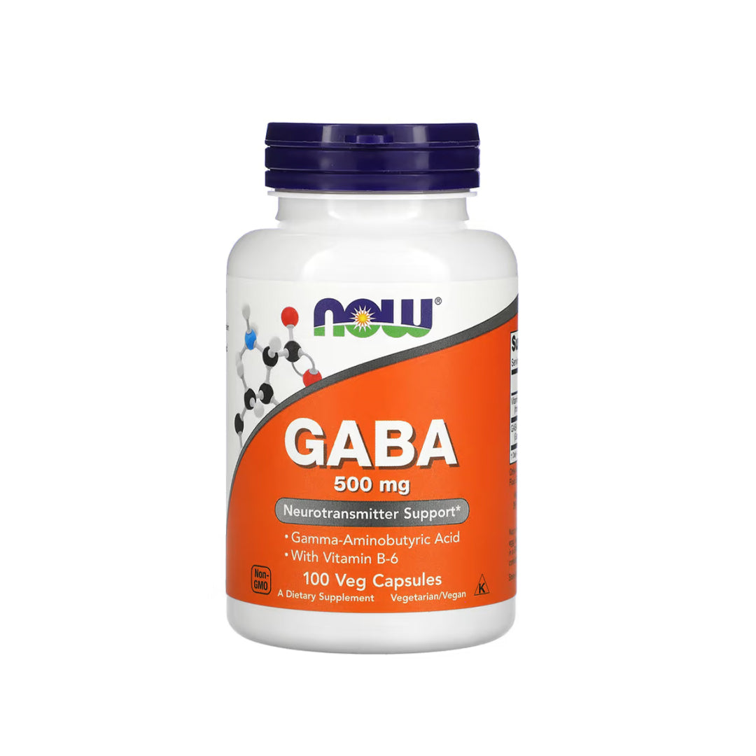 Now Gaba 500 mg (neurotransmissores) 100 cap.