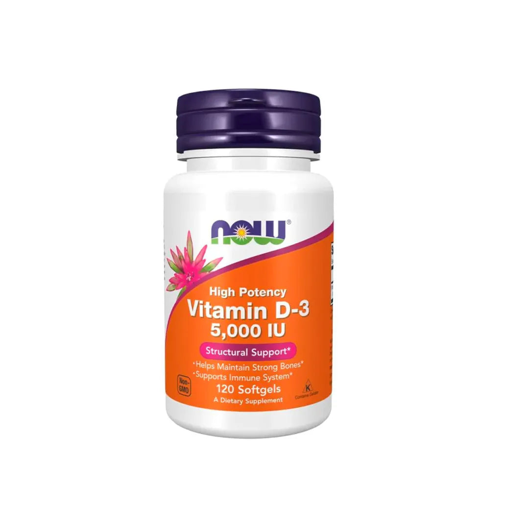 High Potency Vitamin D-3 5,000 IU 120 caps.