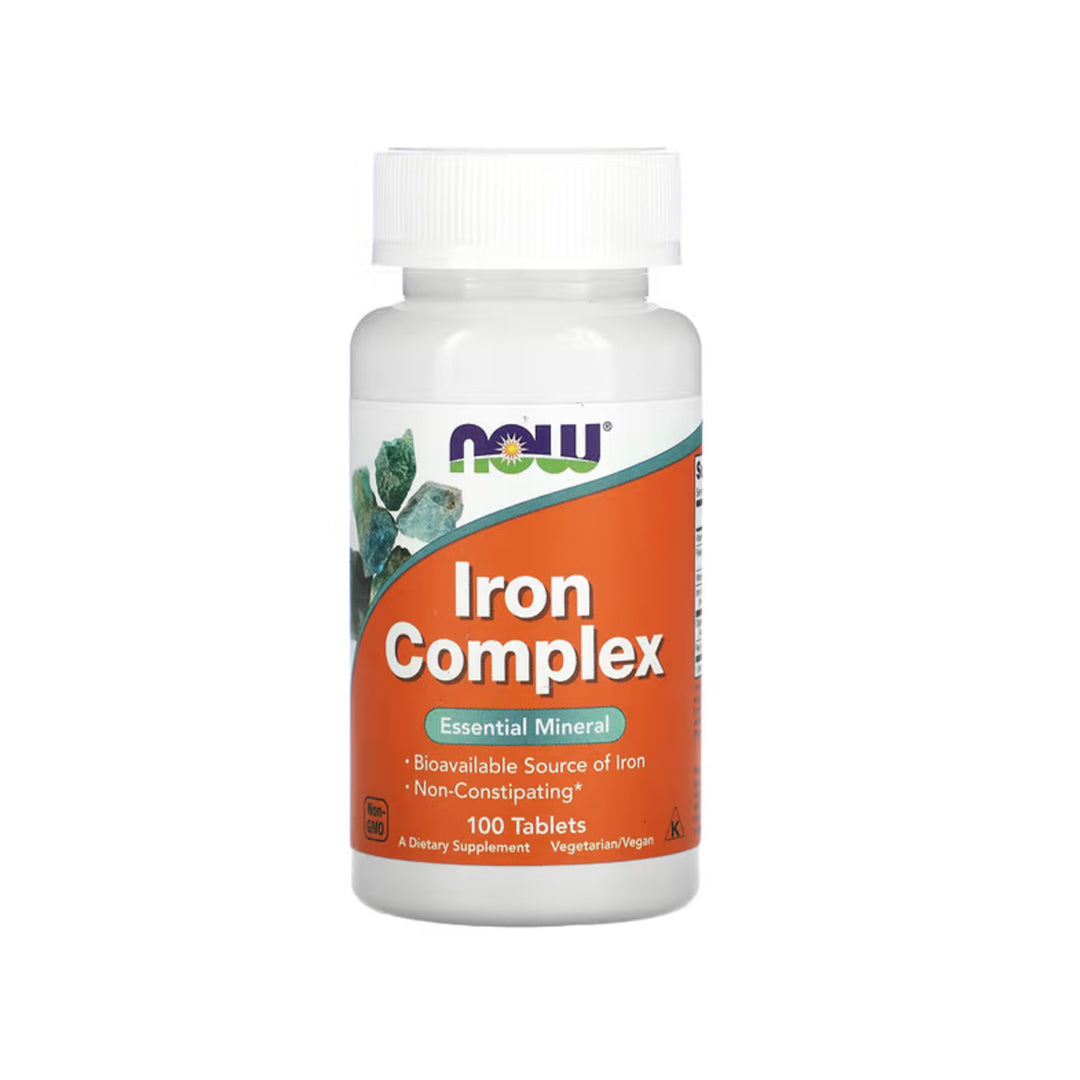 Now Iron Complex (mineral essencial) 100 caps.