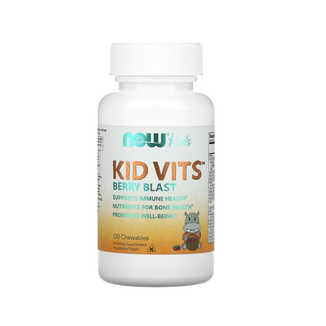 NOW kids KID VITS berry blast 120 chewables