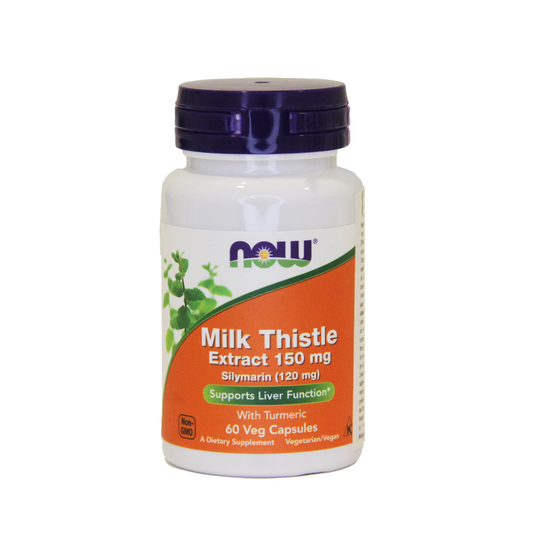 milk thistle extract 150mg - silymarin 120mg with turmeric 120 veg capsules