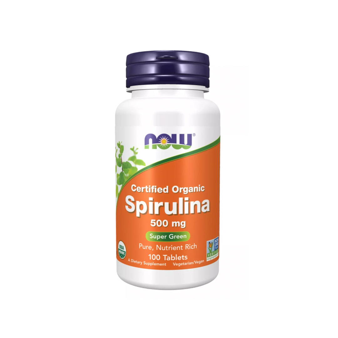 NOW Spirulina 100 cps 500mg