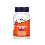 Now Vitamin A 10.000 100 softgels capsulas