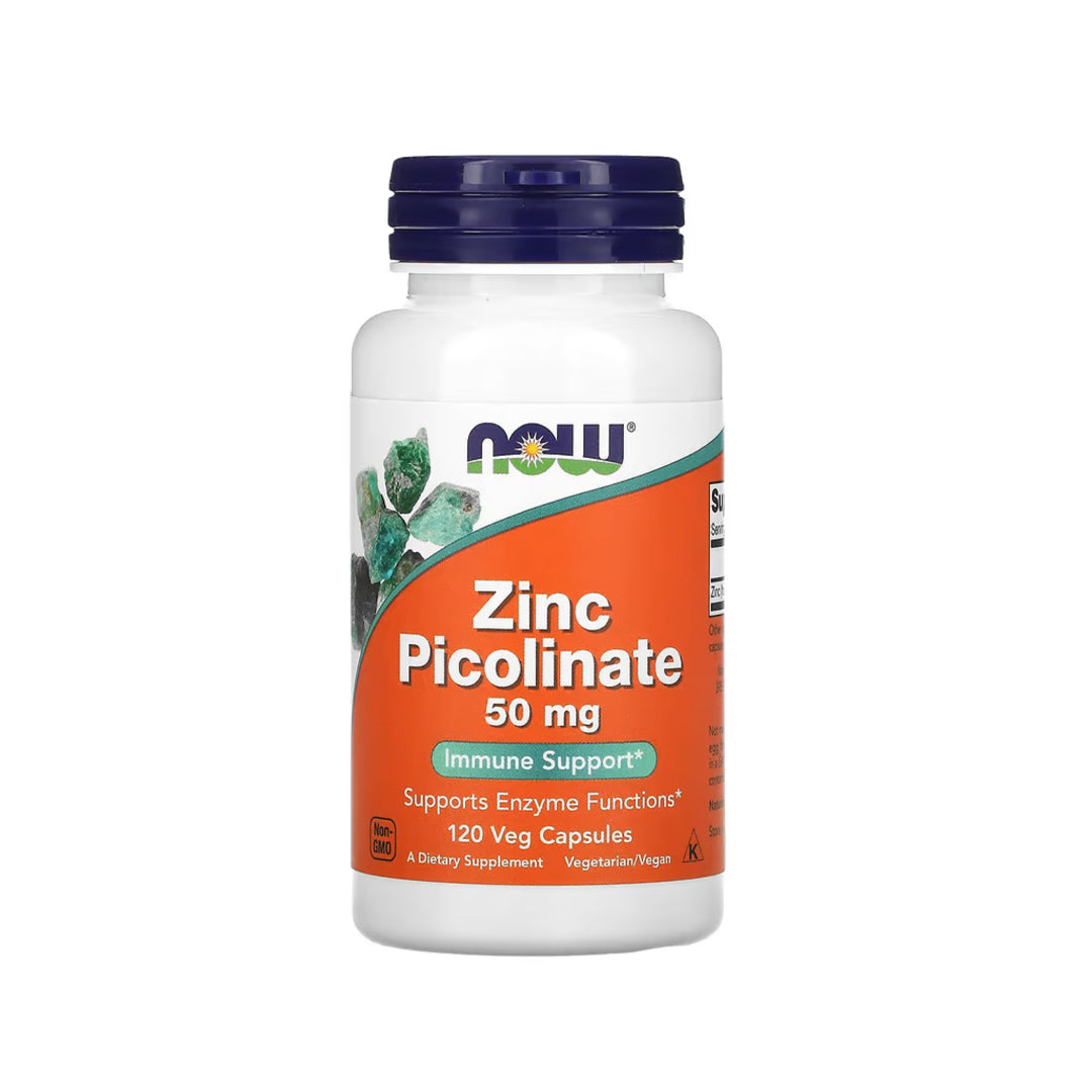 Now Zinc Picolinate 50 mg 60 caps. (imuno suporte)